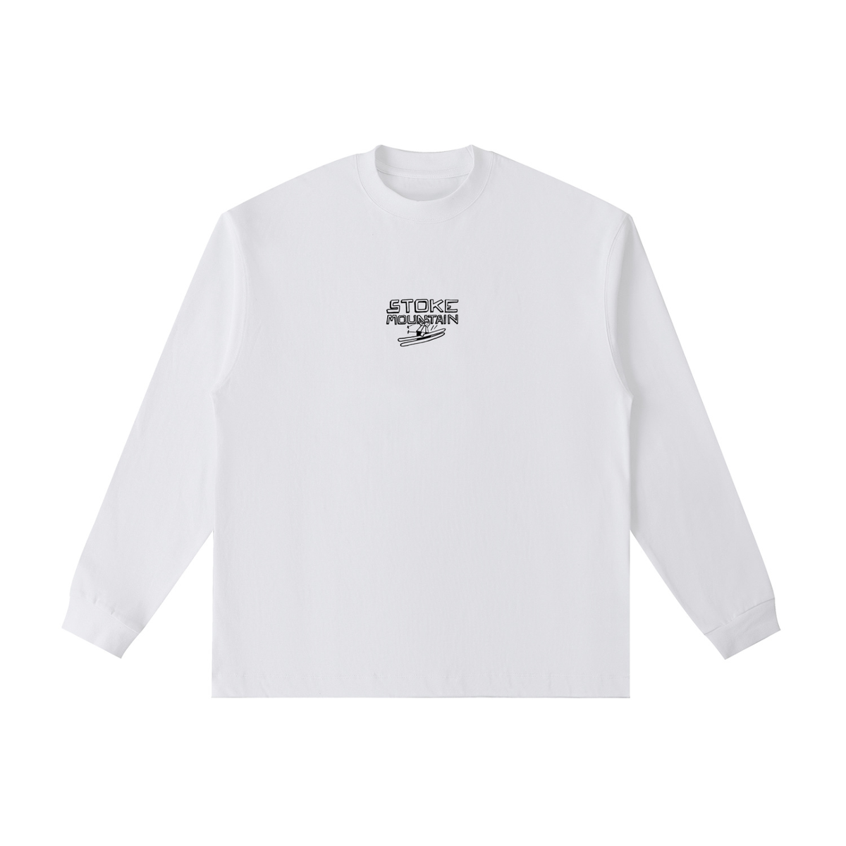 Stoke Mountain Cartoon Long Sleeve T-Shirt